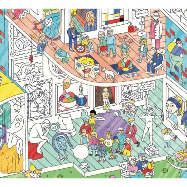 Poster géant coloriage OMY fabriqué en france