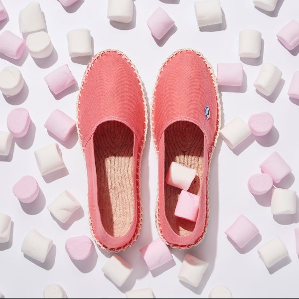 espadrilles roses made in france