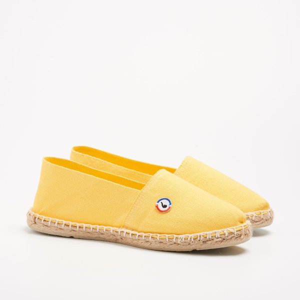 espadrilles jaunes made in france