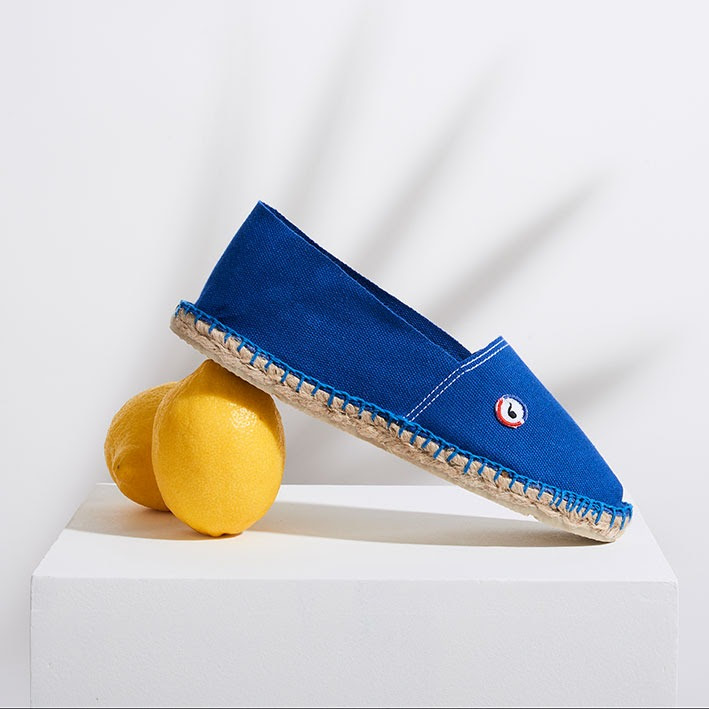 Espadrilles bleus made in france