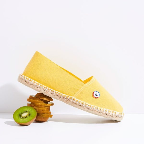 espadrilles jaunes made in france