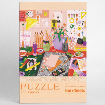 Puzzle Du feutre sur les mains 500 pièces