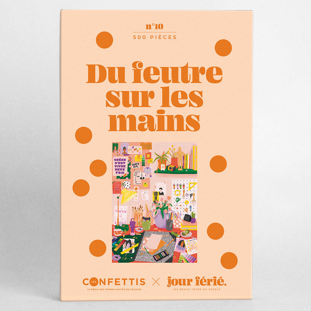 Puzzle Du feutre sur les mains 500 pièces – Image 2