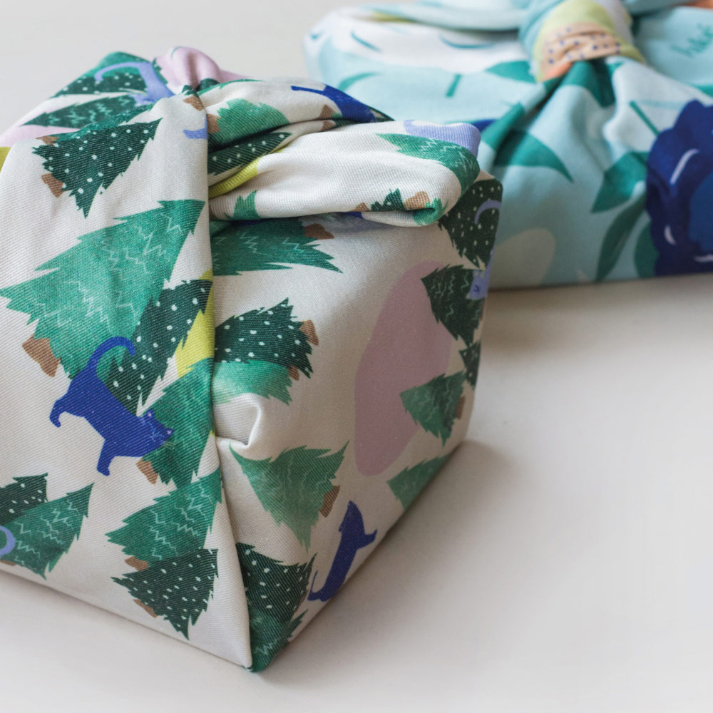 Emballage cadeau réutilisable 75 x 75 cm – Image 3
