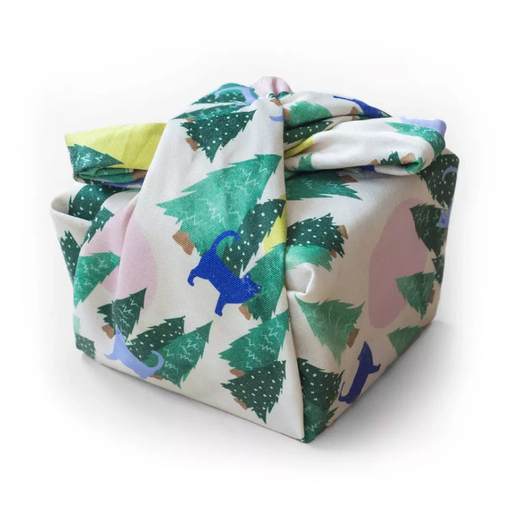 Emballage cadeau réutilisable 75 x 75 cm – Image 4