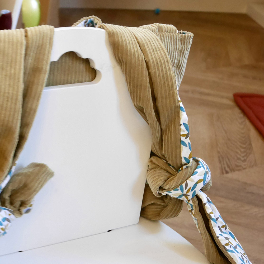 Cartable en tissu upcyclé – Image 6