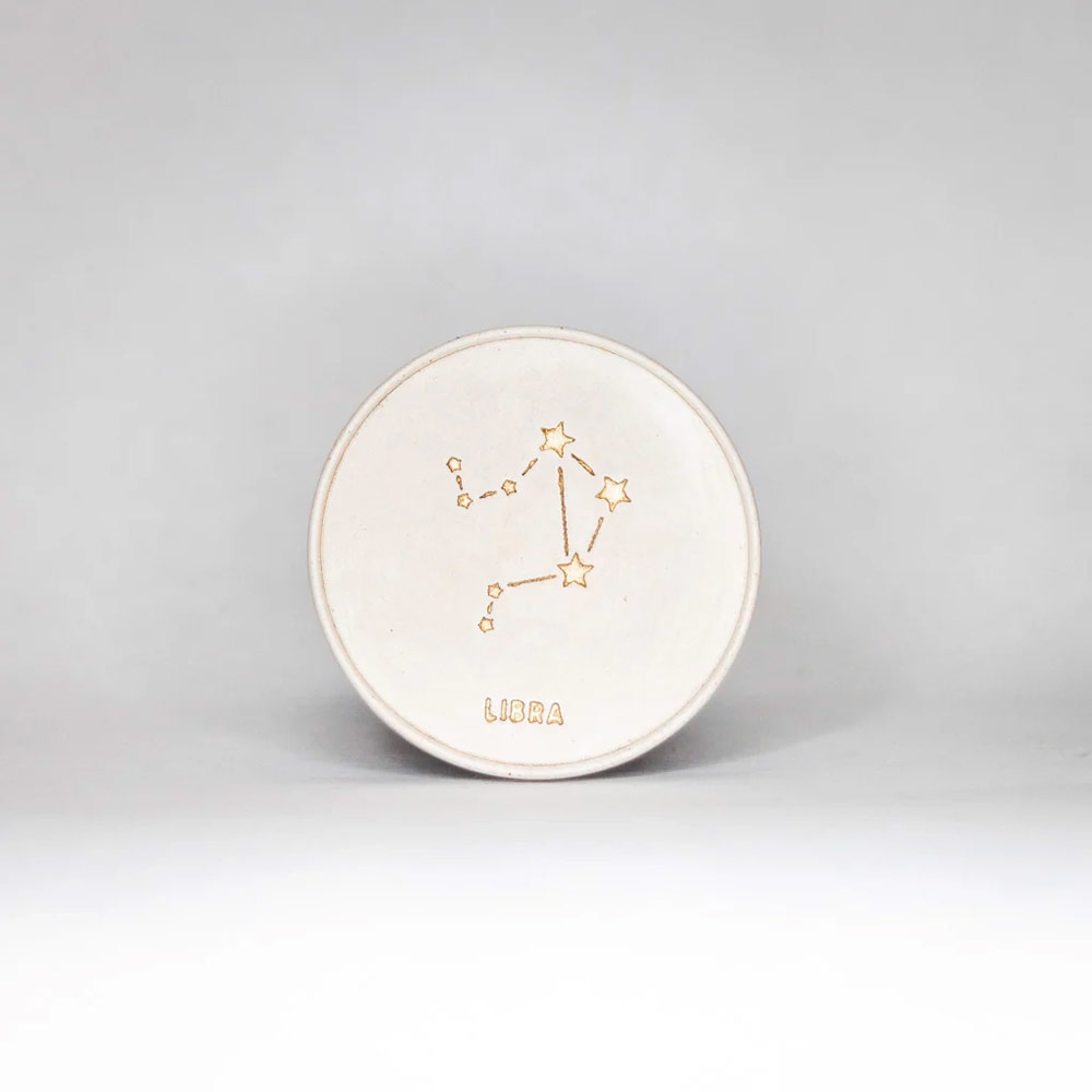 Coupelle astro en béton beige & or – Image 4
