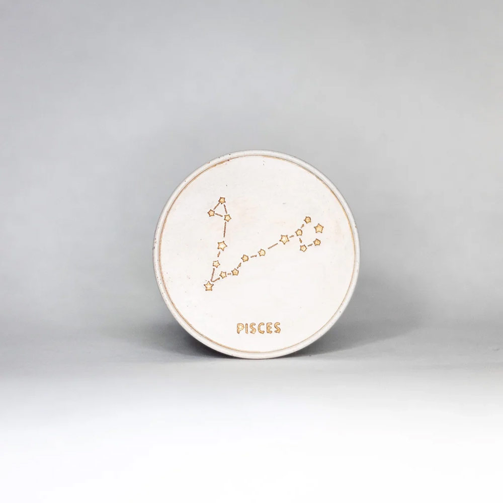 Coupelle astro en béton beige & or – Image 10