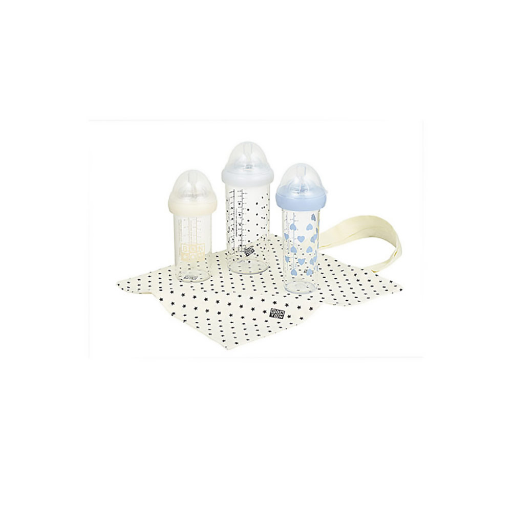 Set de 3 biberons Bleu Bonton – Image 2