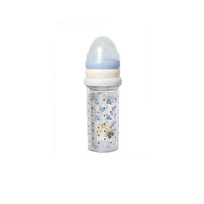 Set de 3 biberons Bleu Bonton